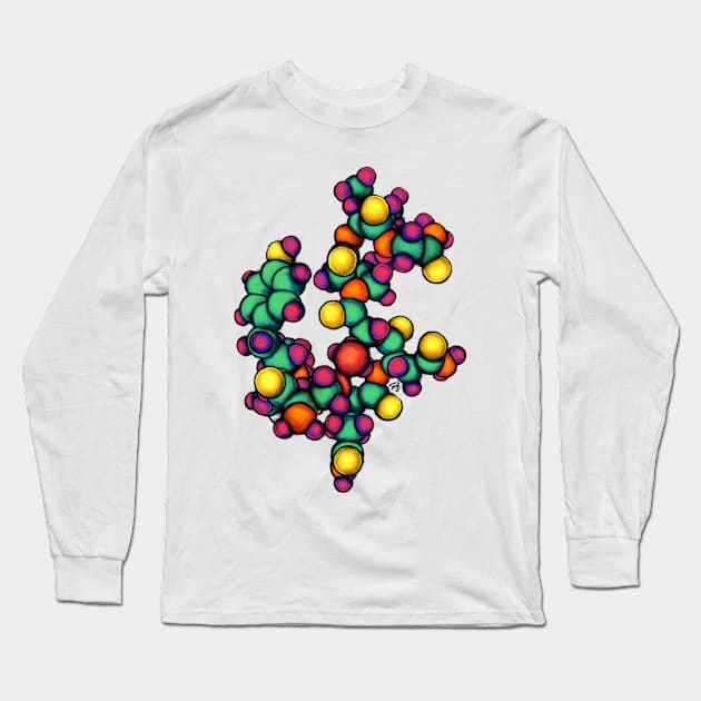 Oxytocin: Love and Violence Long Sleeve T-Shirt by FreyStrandDraws